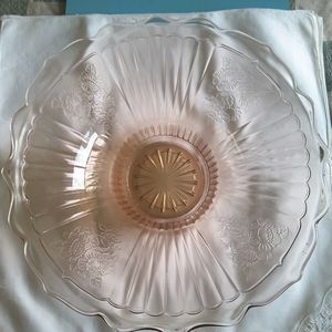 Pink Depression Glass Bowl